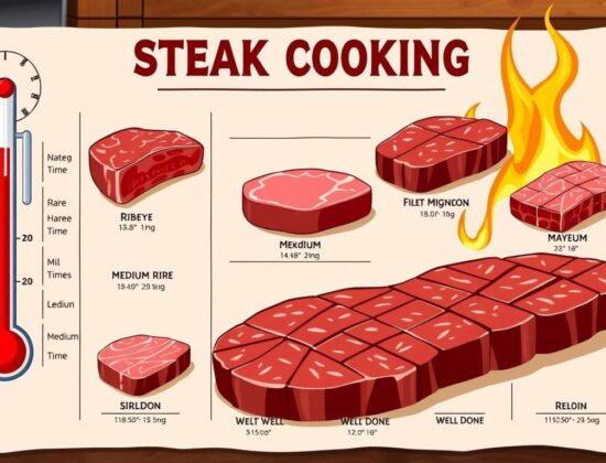 steak cooking chart