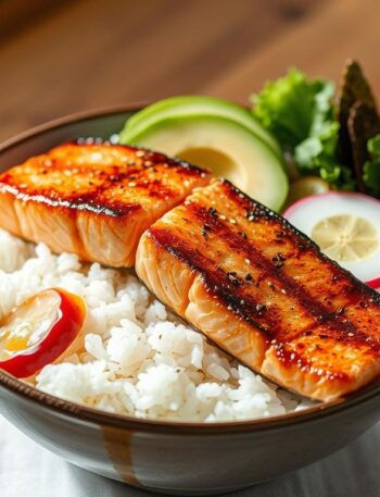 salmon rice bowl recipe