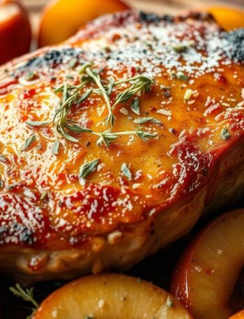 pork chop with roasted apples recipe herbes de provence