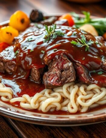 Chopped steak recipe with gravy