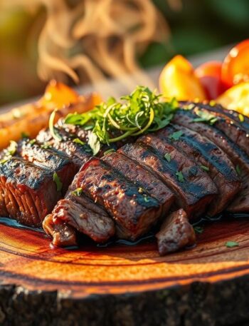 Grilled chopped steak recipe