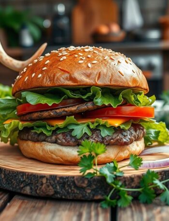 deer burger recipes​