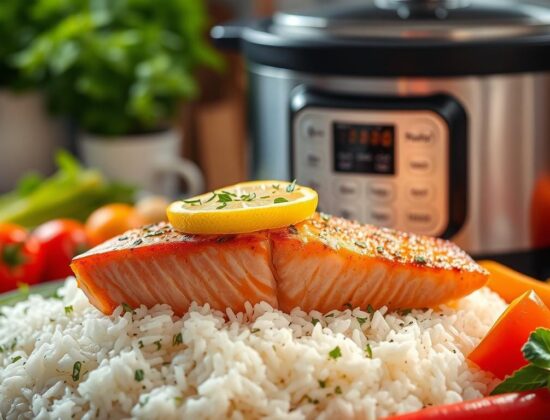 Salmon Rice Cooker Recipe