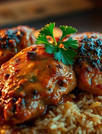 Smothered Chicken and Rice