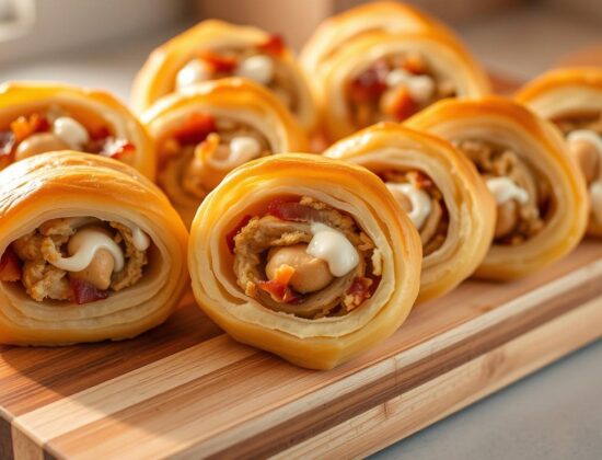 chicken bacon ranch pinwheels