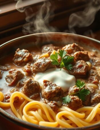 hungarian beef stroganoff recipe